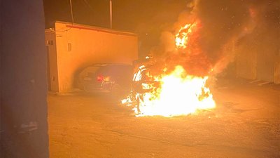 У Львові палав автомобіль "Renault Megane" (ФОТО)