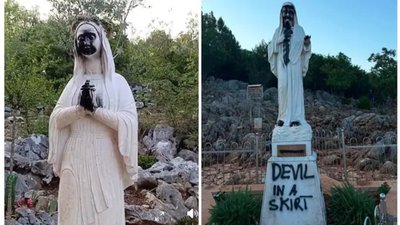 У Меджугор'є осквернено статуї Богоматері