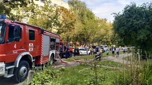 У Львові сталася пожежа в будинку на Сахарова (фото, відео)