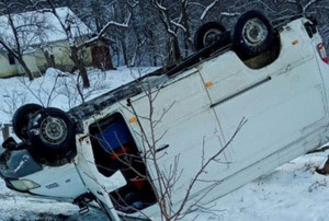 На Львівщині перекинувся автомобіль