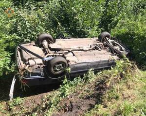 На Львівщині перекинувся автомобіль