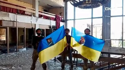 Росіяни взяли в полон бійців "Скелі", які зняли відео із фотографіями Сирського та Зеленського на прапорах України
