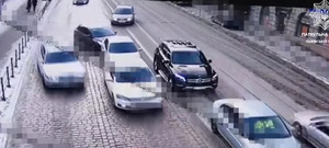 З’явилося відео з місця зіткнення чотирьох автомобілів у Львові 