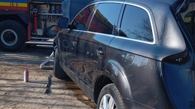 На Львівщині горів автомобіль