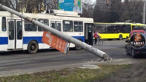 У Львові проведуть службове розслідування щодо падіння двох опор