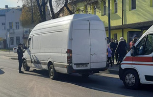 Відео моменту ДТП у Львові