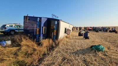 У Румунії перекинувся автобус з понад 60 українцями: серед пасажирів - діти (ФОТО)