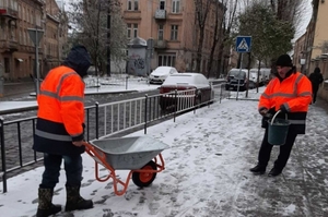 У неділю у Львові використали 50 тонн солі для посипання вулиць