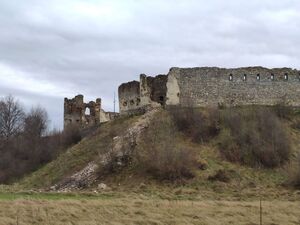 На Івано-Франківщині обвалилася частина вежі замку XVI століття (ФОТО)