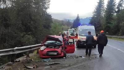 На трасі у Стрийському районі трапилася ДТП з потерпілими