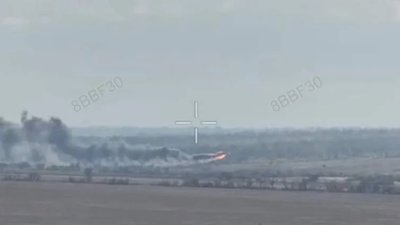 Українські бійці збили FPV-дроном російський гелікоптер Мі-28