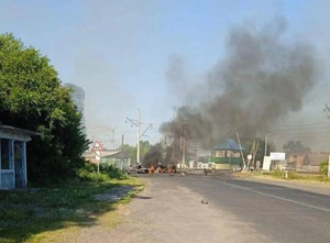 На Полтавщині загорілося військове авто, яке перевозило боєкомплект