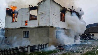 У Львівській області горів житловий будинок