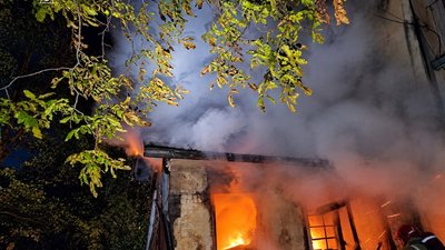 У Львові горіла будівля