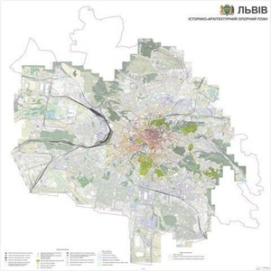 У Львові доступний он-лайн Історико-архітектурний опорний план міста