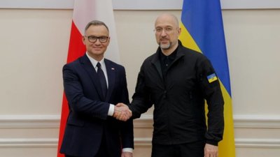 Шмигаль і Дуда обговорили зміцнення української ППО та санкції проти Росії