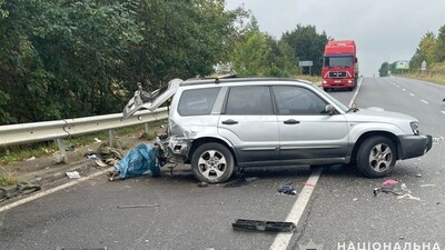 Внаслідок ДТП у Львівському районі загинув водій кросовера (ФОТО)