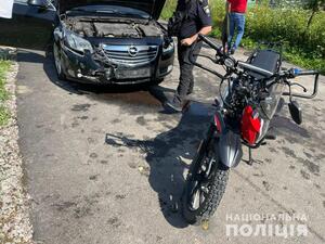 На Яворівщині, внаслідок ДТП, травмувався мотоцикліст