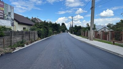 У Львові на вул. Тракт Глинянський завершили асфальтування та відновили рух транспорту