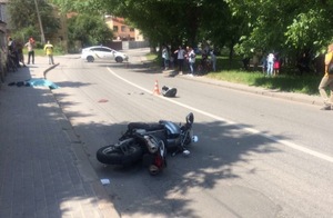 На вулиці Варшавській у Львові розбився мотоцикліст (фото)