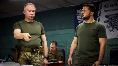 Сирський доповів Зеленському про ситуацію на фронті