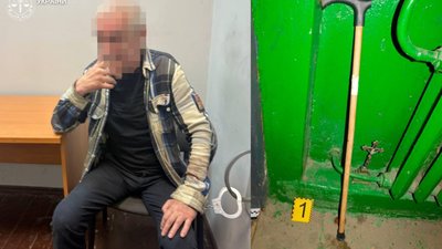У Львові пенсіонер палицею побив патрульного, який прибув на виклик до сусідів