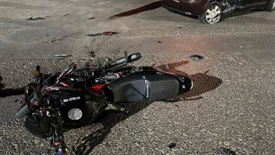 На трасі «Львів - Краковець» зіткнулися Citroen та мотоцикл