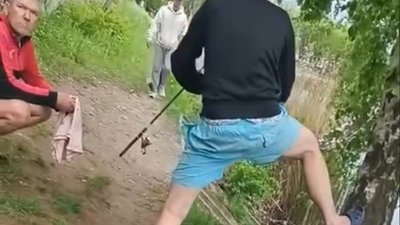 Львівські поліцейські притягнули до відповідальності "рибалок", які погрожували дітям на озері (ФОТО)