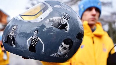 На шоломі Владислава Гераскевича зображений загиблий спортсмен з Львівщини