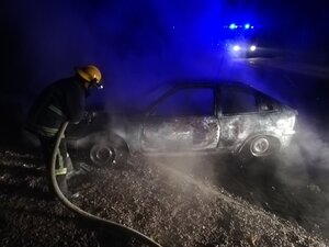 У Львівській області згорів автомобіль