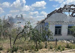 З'явилися фото наслідків сьогоднішнього ракетного удару рф (ФОТО)