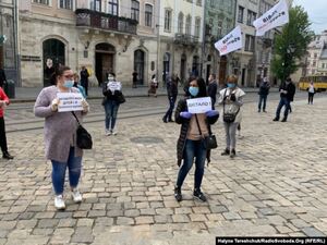 Акція протесту підприємців у Львові: на організатора склали адмінпротокол