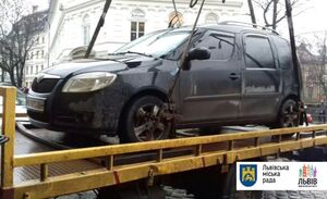 З початку року евакуйовано на арештмайданчик 23 автомобілі