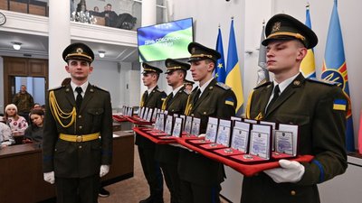 У День Соборності 28 захисників-львів’ян посмертно нагородили «Почесним знаком Святого Юрія» (ФОТО)