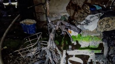 У Львівському районі ледь не згоріла літня кухня через електроскутер