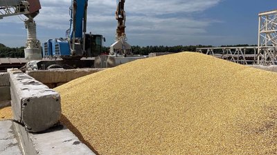 Росія навмисно поєднує вкрадене українське зерно зі своїм, щоб приховати походження