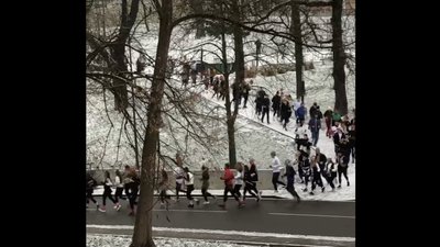 У Львові відбуваєтсья різдвяний «Забіг Звіздарів» (ВІДЕО)