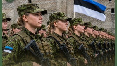 В Естонії планують ввести обов'язковий призов на військову службу жінок