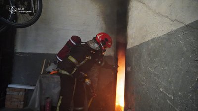 У центрі Львова сталася пожежа