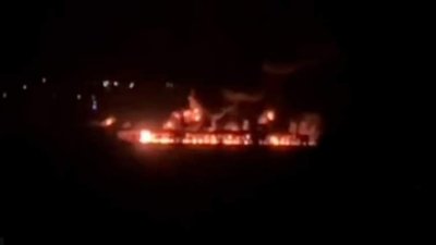 У порту Новоросійська після атаки дронів загорівся нафтовий термінал