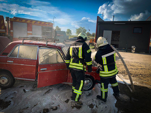 На Львівщині на ходу спалахнув автомобіль