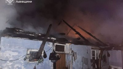 У Львівській області горів житловий будинок