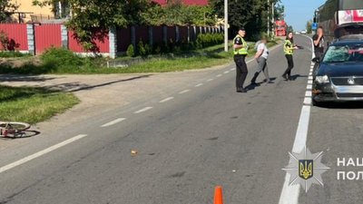 У Львівській області у ДТП загинув велосипедист