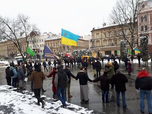 У Львові відбувся живий ланцюг (фото)