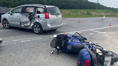 У Львівському районі внаслідок ДТП травмовані водій та пасажир мотоцикла