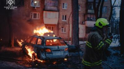 У Києві завершено аварійно-рятувальні роботи внаслідок ворожої атаки: було 176 повідомлень про вибухи та займання