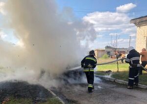 На Львівщині згорів автомобіль