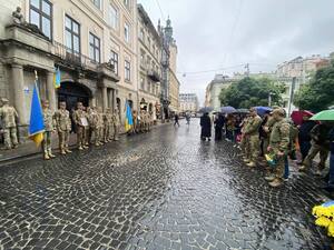 Львів прощається з трьома загиблими на війні Героями (ВІДЕО, ФОТО)