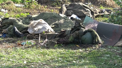 Окупант почувши, що в село заходять львівські десантники, покінчив життя самогубством (ВІДЕО 18+)