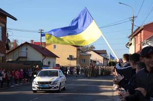 На Яворівщині зустрічають бійців Королівської бригади (фото, відео)